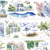 Strolling in the Aegean Sea PET Tape Strolling in the Aegean Sea PET Tape | Greek Island Scenery