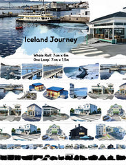 Iceland Scenery PET Tape Iceland Scenery PET Tape | Monochrome Landscape & Travel Tape