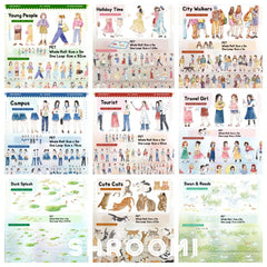 Characters & Companions - JINGWUZHI Characters & Companions PET Tape | People & Animal Stickers