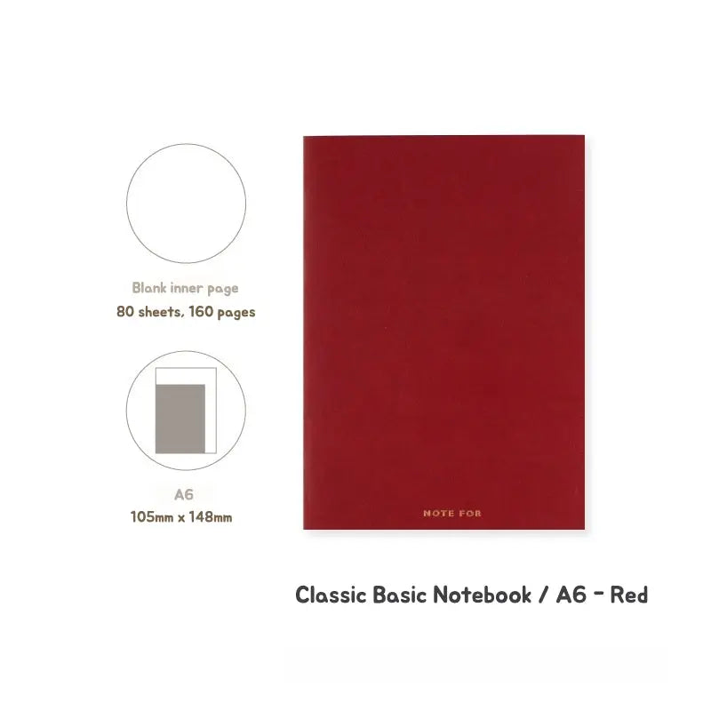 Notebook Refill - Journal Inner Pages Notefor