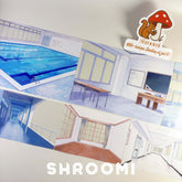 Modern Interiors PET Tape Modern Spaces Divider PET Tape – Contemporary Background Tape