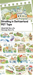 Strolling in Switzerland PET Tape Strolling in Switzerland PET Tape | Alpine & Mountain Scenery