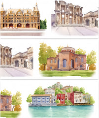 Strolling in Turkey PET Tape Strolling in Turkey PET Tape | Turkish Seaside & Architecture