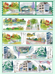 Autumn & Winter Scenery PET Tape Autumn & Winter Scenery PET Tape | Seasonal Crafting Stickers