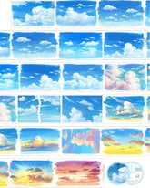 Soft Sky Tape Soft Sky Washi Tape | Dreamy Cloud Scenery for Journaling