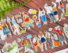 Everyday Strolls Character PET Tape Everyday Strolls Character PET Tape | Urban People Sticker Tape