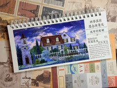 Evening Glow PET Tape Evening Glow PET Tape | Fairy-Tale Castle Scenery at Dusk