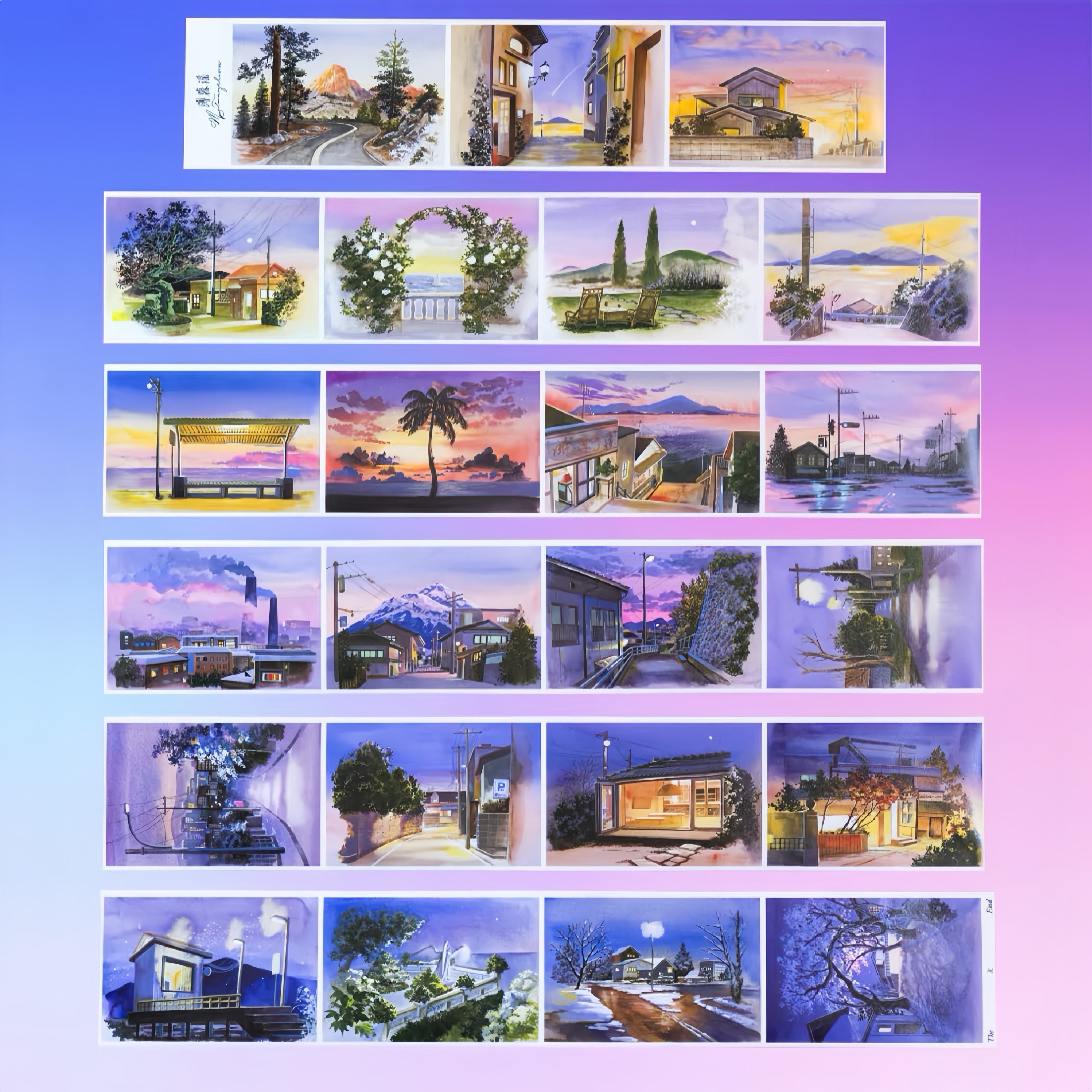 Ballad of Dusk Large Background Tape ZHIYU