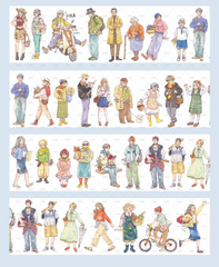 Morning Characters PET Tape Morning Characters PET Tape | Diverse People for Scene Making