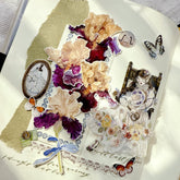 Iris Blooms PET Tape Iris Flower PET Tape 🌸 – Cute Floral Decorative Tape for Journaling, Scrapbooking & DIY Crafts