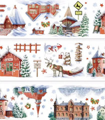 Strolling in Finland PET Tape Strolling in Finland PET Tape | Winter Scenery & Architecture