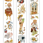 Autumn harvest decorative PET tape with farm scenes