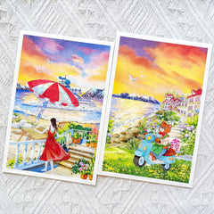 Scenic Landscape Collection Washi Tape - Four Seasons Pier | PET 7.5cm x 5m