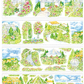 Verdant Garden - PET Tape Verdant Garden PET Tape | Floral & Greenhouse Scenery Stickers