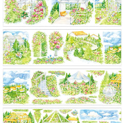 Verdant Garden - PET Tape Verdant Garden PET Tape | Floral & Greenhouse Scenery Stickers