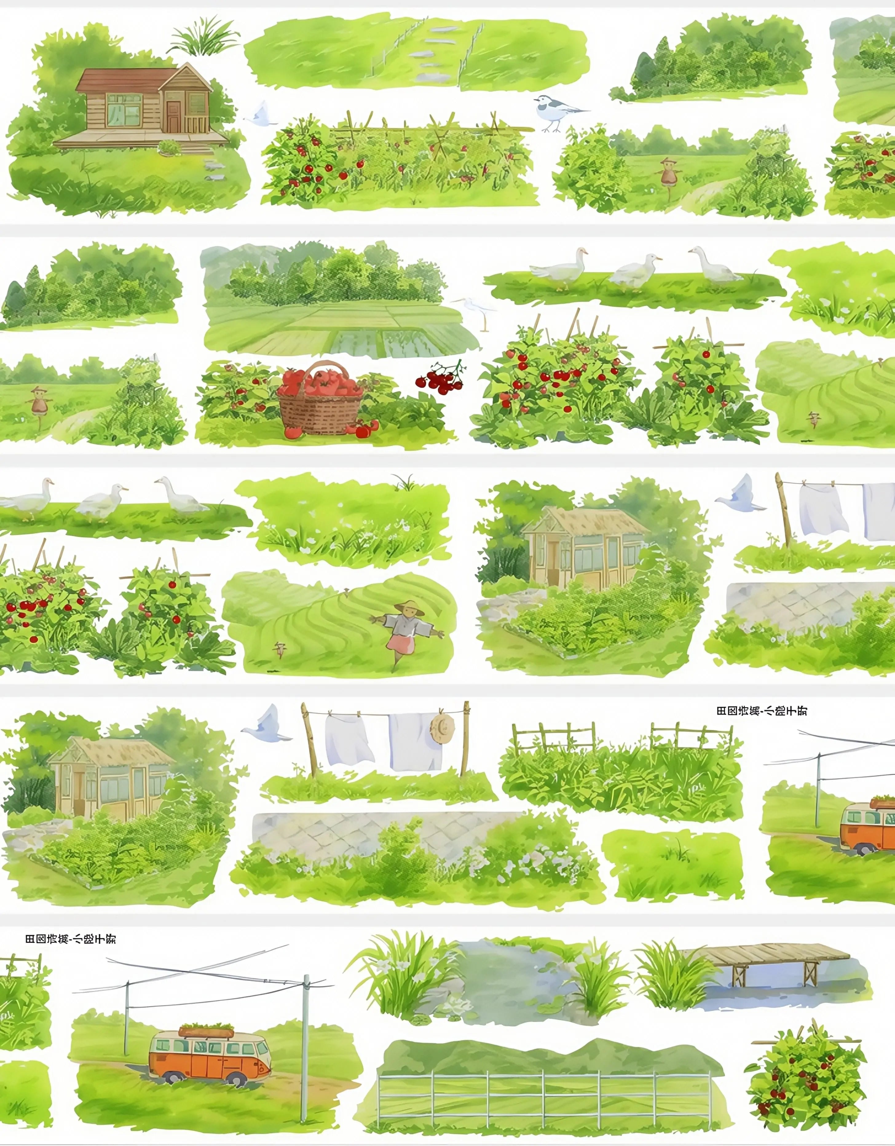 Pastoral Poem PET Tape 隠野 Inya