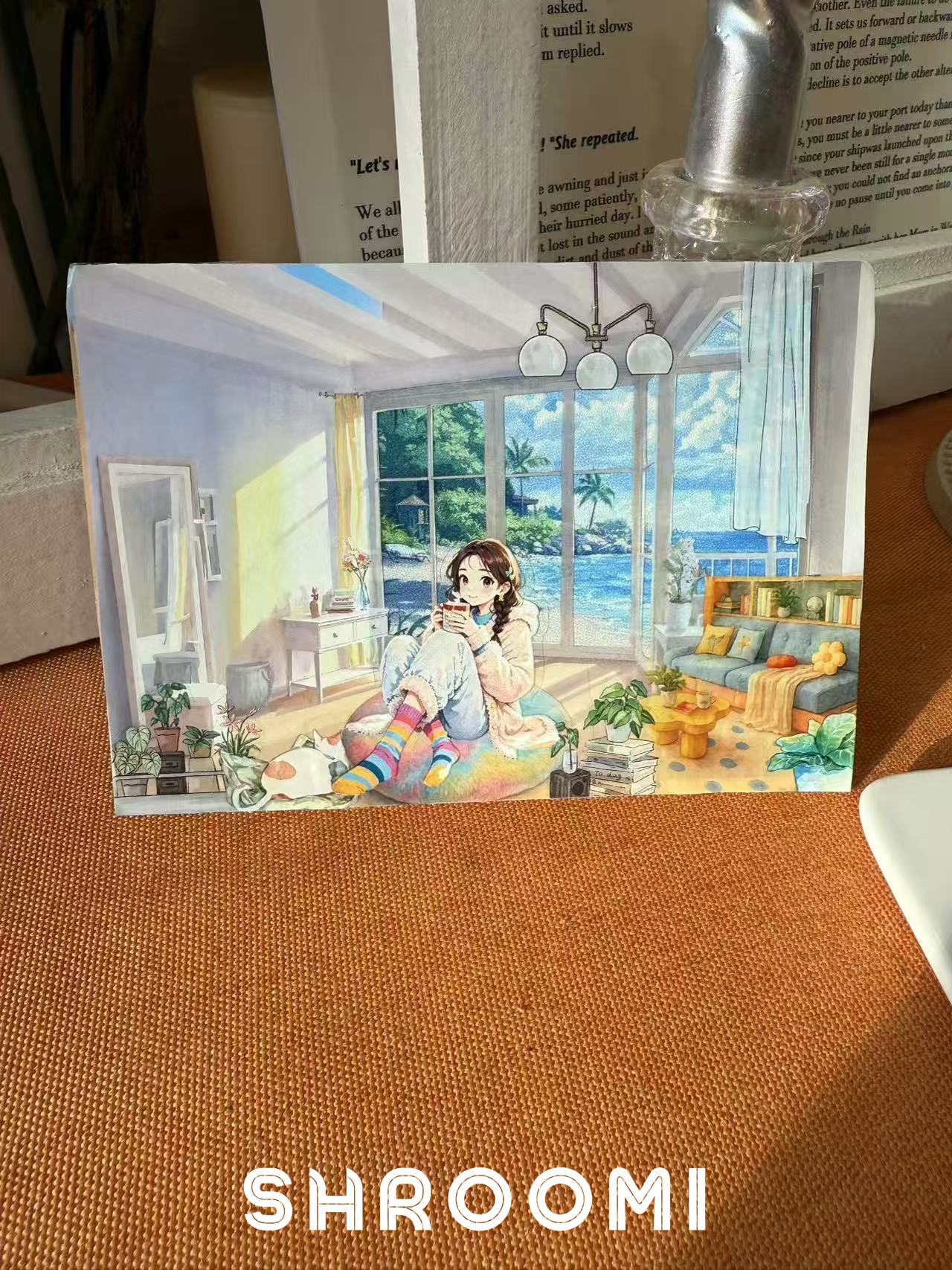 Bedroom Interior Background PET Tape