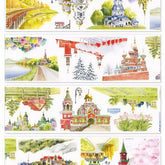 Strolling in Moscow PET Tape Strolling in Moscow PET Tape | Russian Architecture Scenery