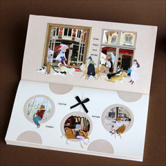 Coffee Shop Street PET Tape Coffee Shop Street PET Tape | Cozy Cafe Scenery for Journaling