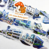 City Streets - Cityscape PET Tape City Streets PET Tape | Japanese Urban Scenery & Shops Tape