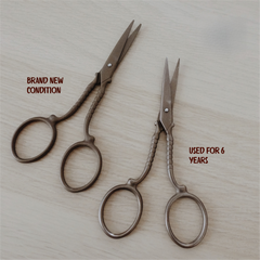 Vintage Non-Stick Journaling Scissors – Fluorine-Coated Craft Cutter Vintage Non-Stick Journaling Scissors – Fluorine-Coated Washi Tape Cutter | Retro Craft Tool