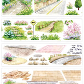 On the Avenue PET Tape On the Avenue PET Tape | Road & Pathway Scenery for Crafts