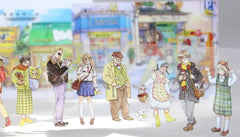 Morning Characters PET Tape Morning Characters PET Tape | Diverse People for Scene Making