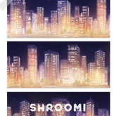 Modern City – Night Tape Modern City PET Tape (Night) – Urban Skyline at Night