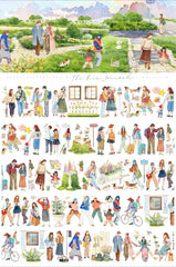Everyday Strolls Character PET Tape Everyday Strolls Character PET Tape | Urban People Sticker Tape