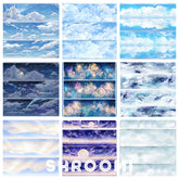 Sky Collection Vol.3 - One Loop/Whole Roll Sky Collection Vol.3 – Clouds, Rainbow & Night Sky PET Tape | Shroomi