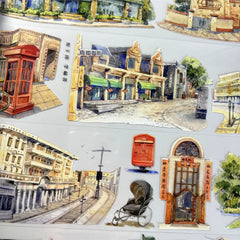 Old Shanghai PET Tape Old Shanghai PET Tape | Retro Chinese Cityscape & Scenery