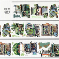 Beautiful Moments I PET Tape Beautiful Moments I PET Tape | Vintage Taiwanese Street Scenery