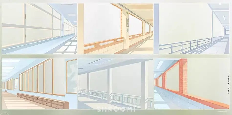 Corridor Shadows PET Tape JINGWUZHI