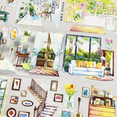 Cozy Home Interior PET Tape Cozy Home Interior PET Tape | Furniture Stickers for Scene Making