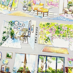 Cozy Home Interior PET Tape Cozy Home Interior PET Tape | Furniture Stickers for Scene Making