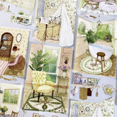 Cozy Interior Scene PET 2 Tape Cozy Interior Scene PET Tape | Home Decor Stickers for Crafts