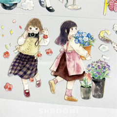 Daily Roles Character PET Tape Daily Roles Character PET Tape | Japanese Anime Style Stickers