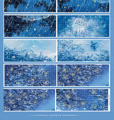 Holographic Midnight Rain PET Tape Holographic Starlit Rain PET Tape | Shroomi