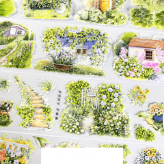Garden Pathway PET Tape Garden Pathway PET Tape | Cottage & Floral Scenery Sticker