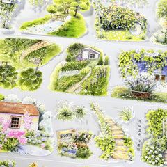 Garden Pathway PET Tape Garden Pathway PET Tape | Cottage & Floral Scenery Sticker