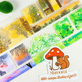 Ethereal Summer Forest PET Tape Sunlit Forest Reverie PET Tape | Shroomi