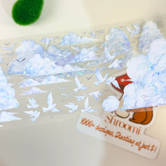 Dream Drifter Holographic PET Tape Cloud Dream Flight Holographic PET Tape | Shroomi