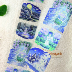 Fantasy Forest Revelation PET Tape Celestial Forest Revelation Holographic PET Tape | Shroomi