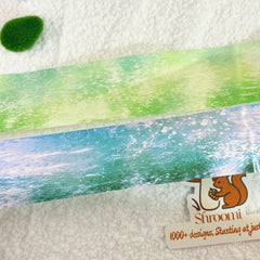 Poetic Ripples Washi Tape Rainfall Reverie Watercolor Rain Washi Tape - 6cm x 1.9m | Shroomi