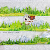 Snowy Forest PET/Washi Decorative Tape - Large Background