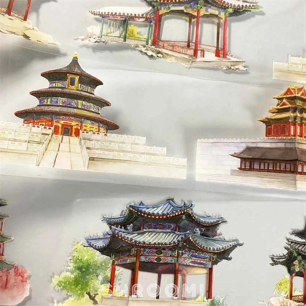 Imperial Architecture PET Tape Imperial Architecture PET Tape | Chinese Palace & Temple Scenery
