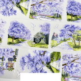 Jacaranda Lane PET Tape Jacaranda Lane PET Tape | Purple Floral Street Scenery Sticker