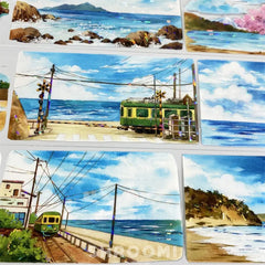 Kamakura Coast Pearl Gloss PET Tape Kamakura Coast Shell Gloss PET Tape | Japanese Seaside Scenery