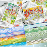 Landscape Washi Tape - Sky Grass Dreamscape PET Decorative Tape