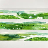 Prairie Landscape PET Tape - Decorative Washi Tape